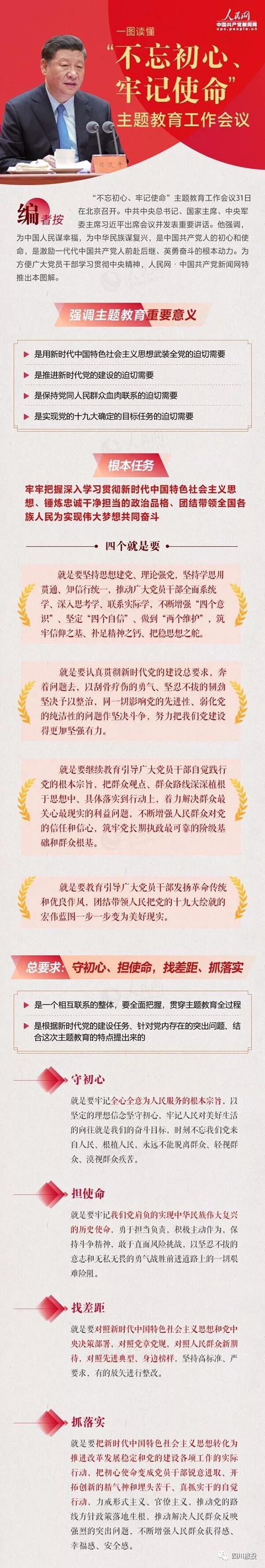不忘初心、牢记使命| 一图读懂“不忘初心、牢记使命”主题教育工作会议