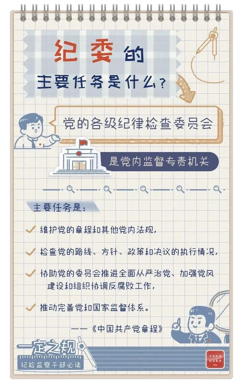 一定之规：纪委的主要任务是什么？